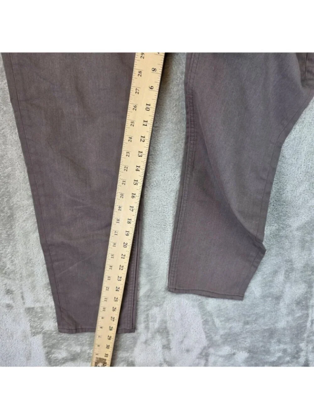 Banana Republic Travel Athletic Jeans Mens 30x30 Brown Stretch Taper Denim